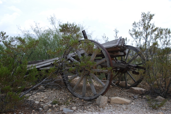 Old Wagon in Terlingua Texas